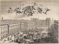 KG 06665
<br/>
Prospectus Plateae Veteris.. (Turijn)
<br/>
<em>Hooghe, Romeyn de (1645-1708)</em>